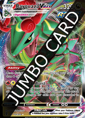 JUMBO Rayquaza VMAX 111/203 - VMAX Dragons Premium Collection Promo